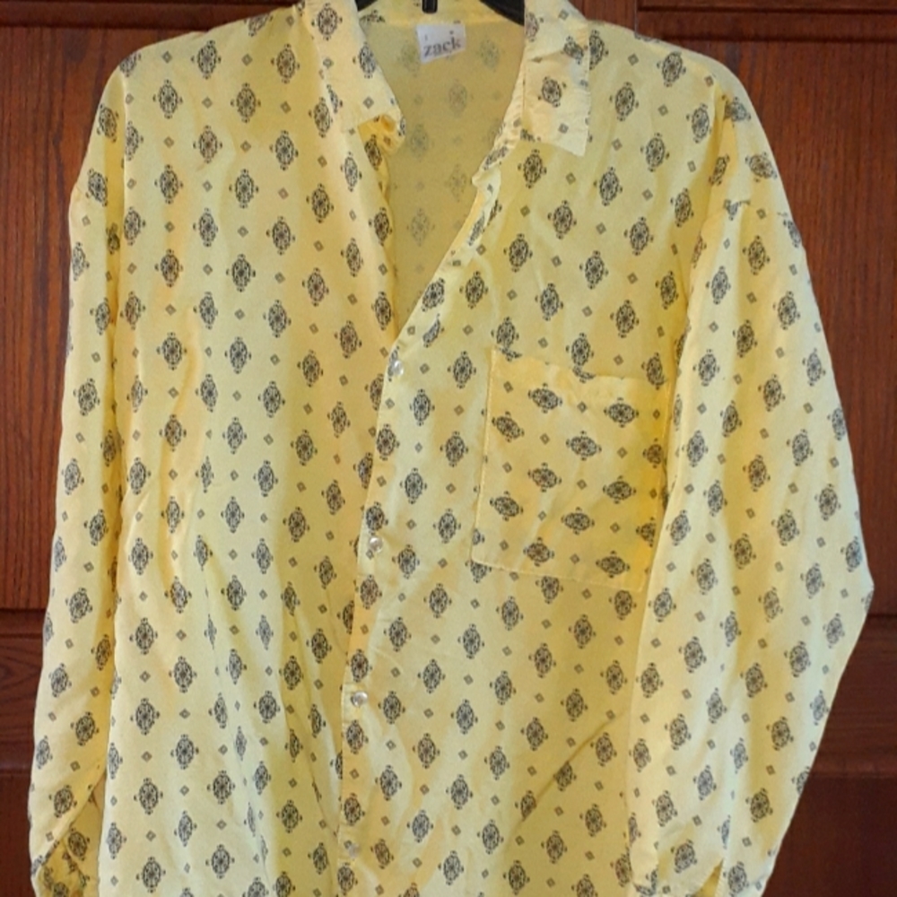 Zack Women Lg Button Down Shirt